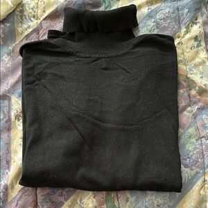 Chico’s short sleeve black turtleneck